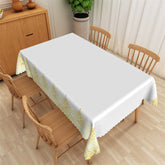 Lofaris Nobler Elegant Black Gold Restaurant Tablecloth